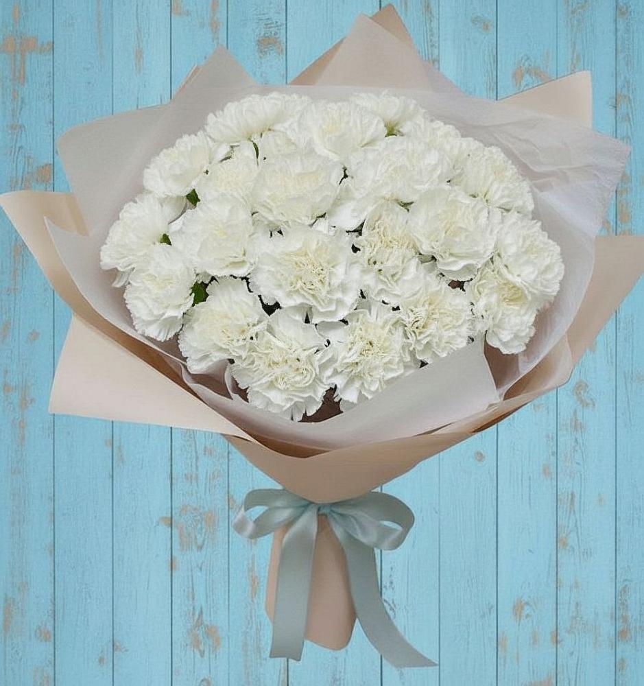 Букет цветов из: Гвоздики в Талой