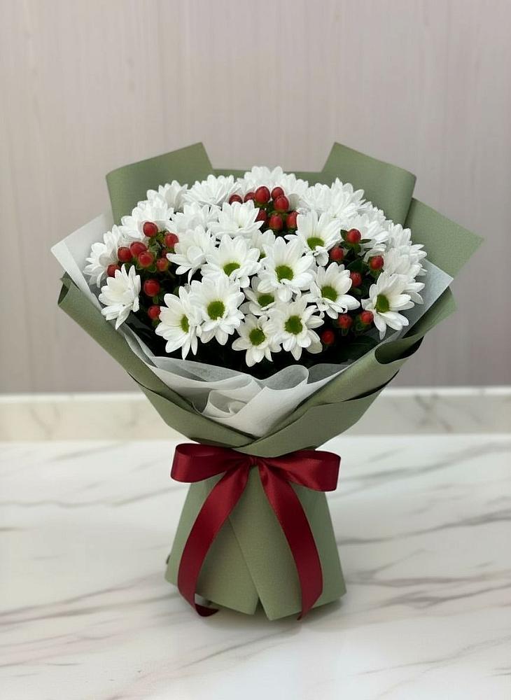 Букет цветов из: Хризантемы в Талой