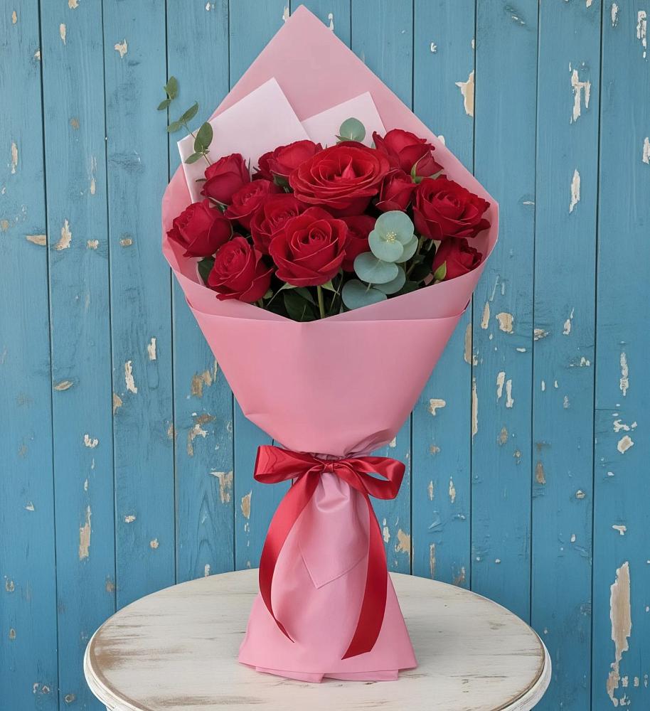 Букет цветов из: Розы в Талой