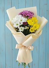 Букет цветов из:  Хризантемы #REPLACE_PRED# Талой