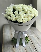 Букет 35 Белых роз в Талой