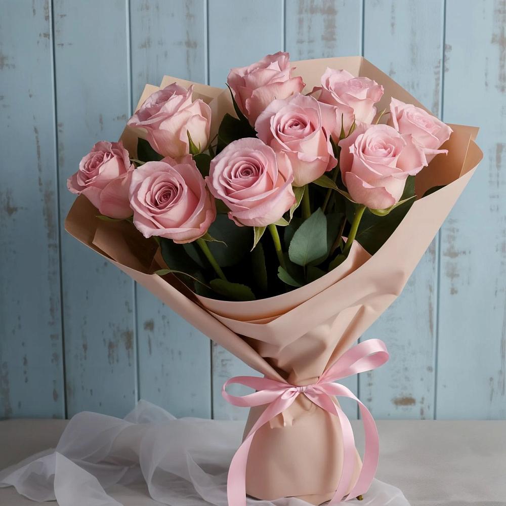 Букет цветов из: Розы в Талой