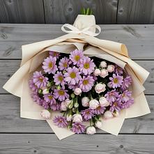 Букет цветов из:  Розы и Хризантемы в Талой