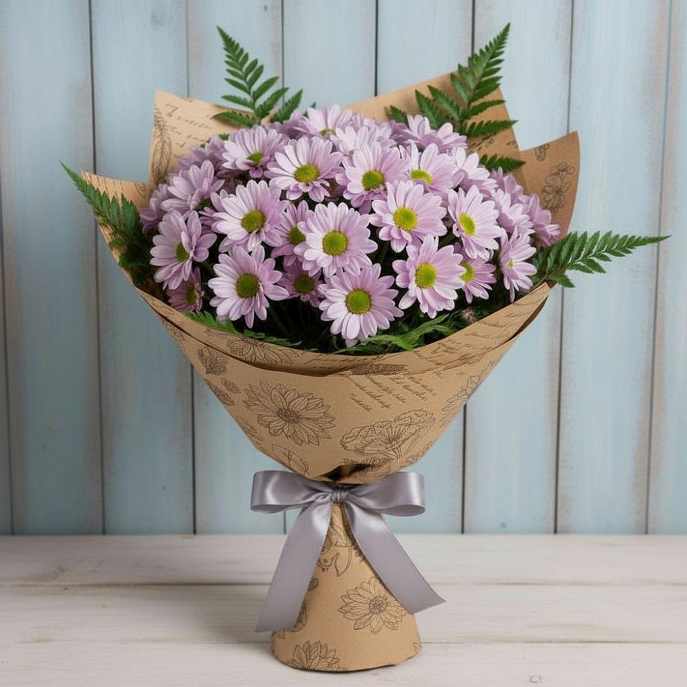Букет цветов из: Хризантемы в Талой