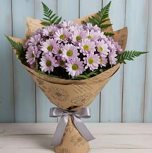 Букет цветов из:  Хризантемы #REPLACE_PRED# Талой