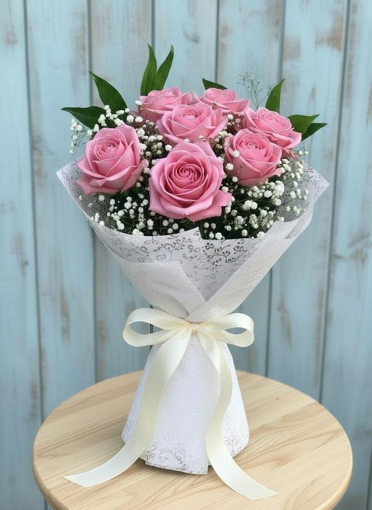 Букет цветов из: Розы в Талой