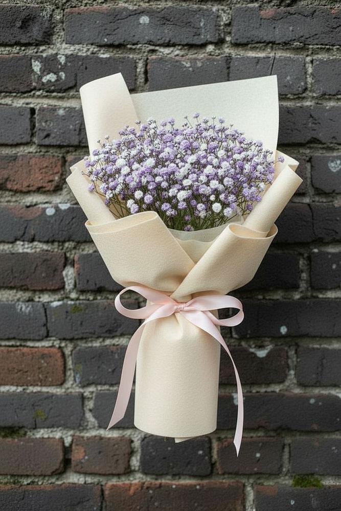 Букет цветов из: Гипсофила в Талой