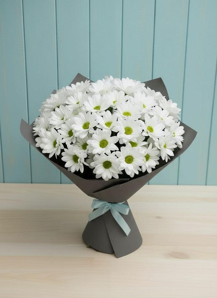 Букет цветов из: Хризантемы в Талой