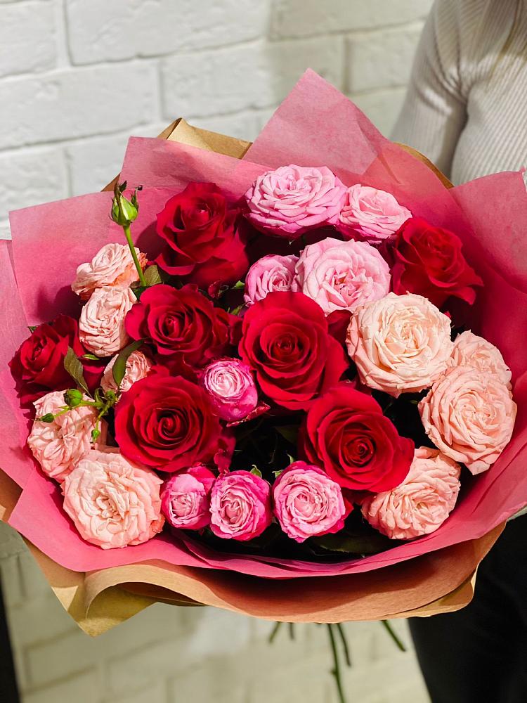 Букет цветов из: Розы в Талой