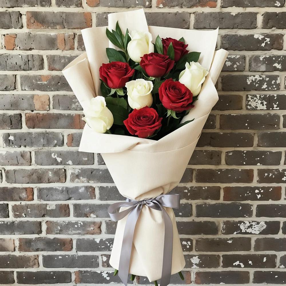 Букет цветов из: Розы в Талой