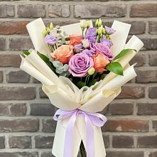 Букет цветов из:  Лизиантусы и Розы #REPLACE_PRED# Талой