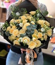 Букет цветов из:  Розы и Лизиантусы #REPLACE_PRED# Талой