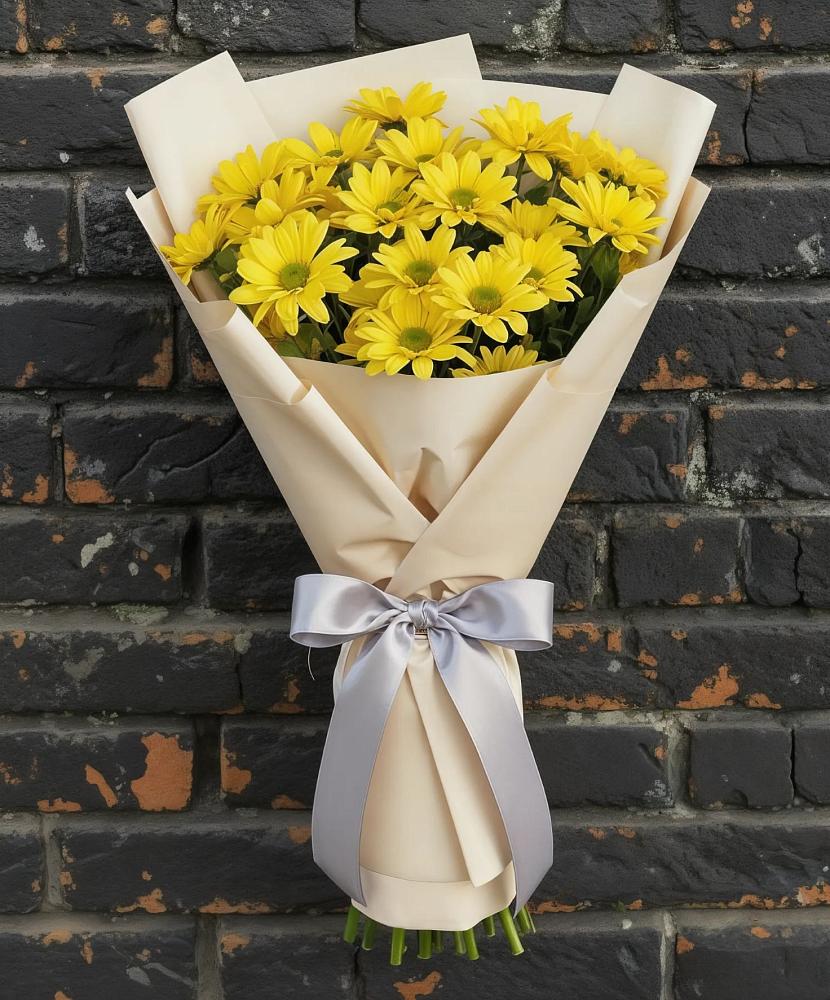 Букет цветов из: Хризантемы в Талой