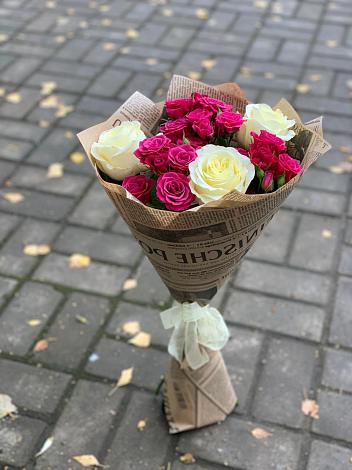 Букет цветов из: Розы в Талой