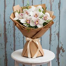 Букет цветов из:  Орхидеи и Розы в Талой