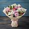 Букет цветов из: Хризантемы, Альстромерии и Розы в Талой